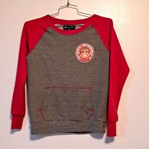 Sport Monkey Holloway Junior sweatshirt medium gray red